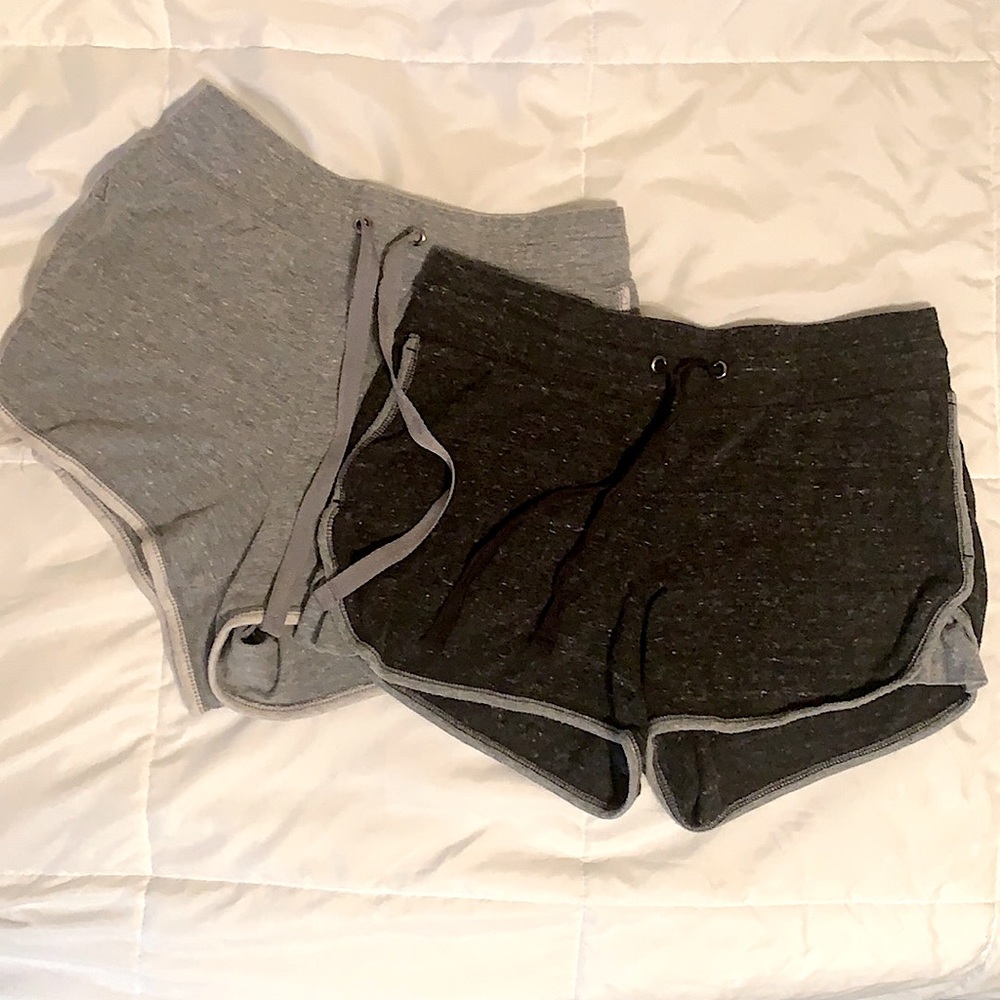 2 pair athletic sport shorts